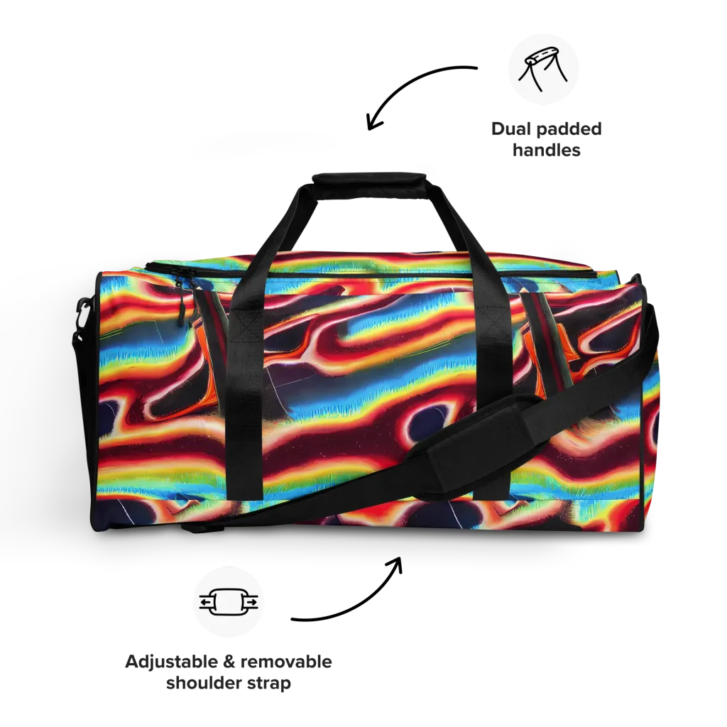 Afterdark Rainbow on Duffle Bag — Front