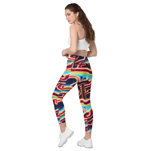 Afterdark Rainbow on a Leggings with Pockets