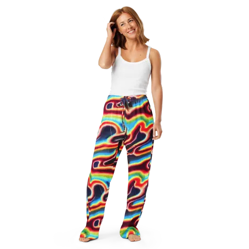 Afterdark Rainbow on a Women's Pajama Pants