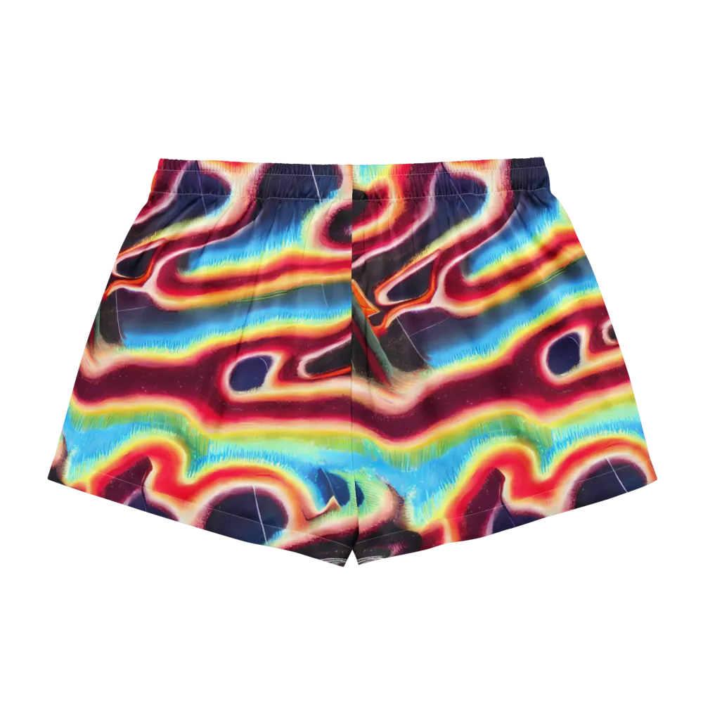 Afterdark Rainbow on Women's Pajama Shorts — Back