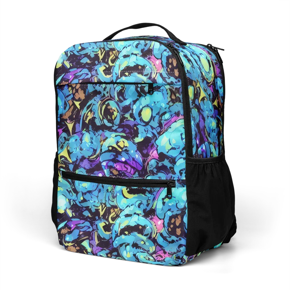 Voltage Bouquet on Utility Backpack — Left Front