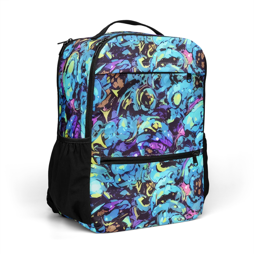 Voltage Bouquet on Utility Backpack — Right Front