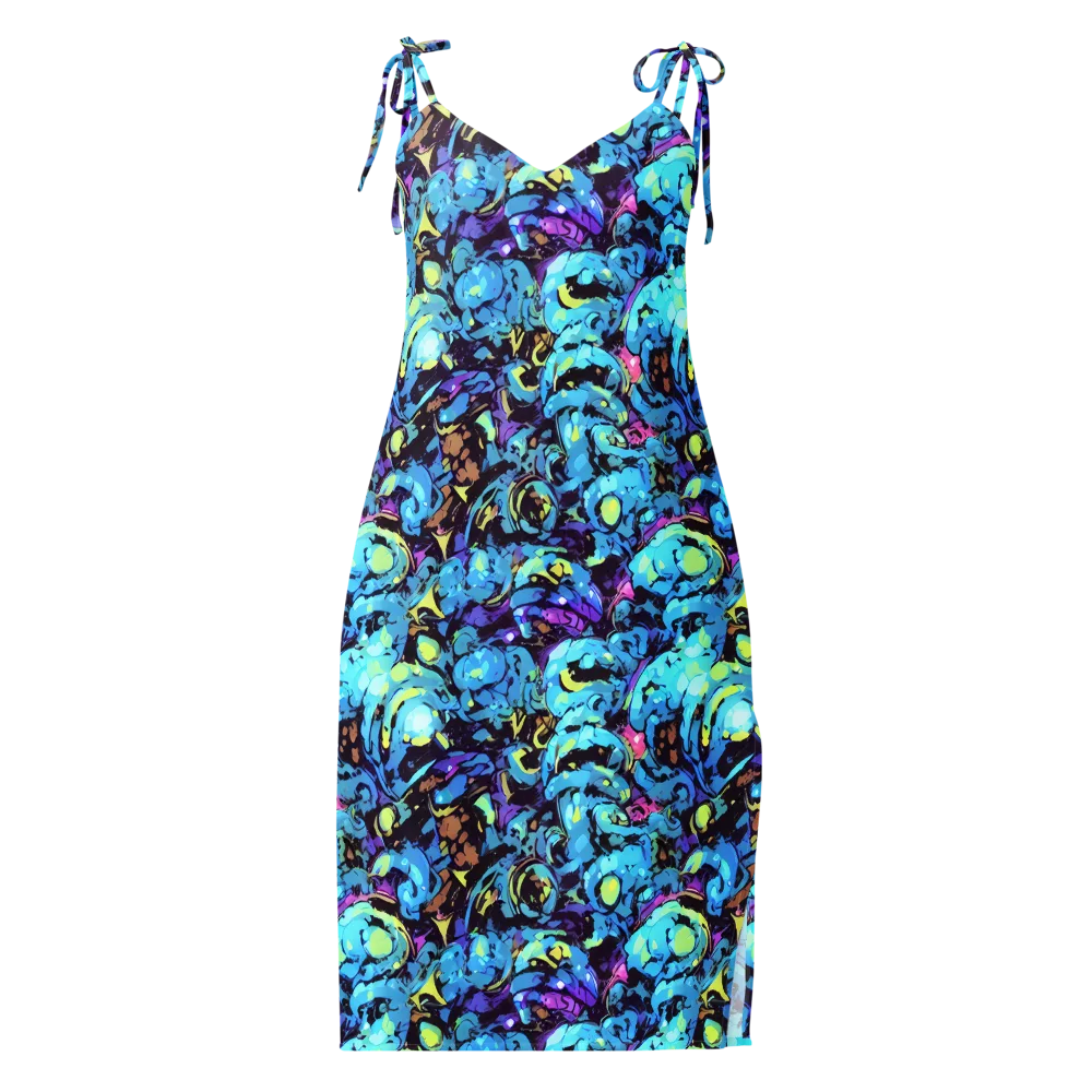 Voltage Bouquet on Slip Dress — Front