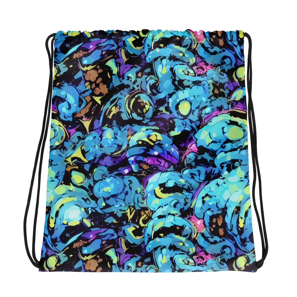 Voltage Bouquet on Drawstring Bag — Photo