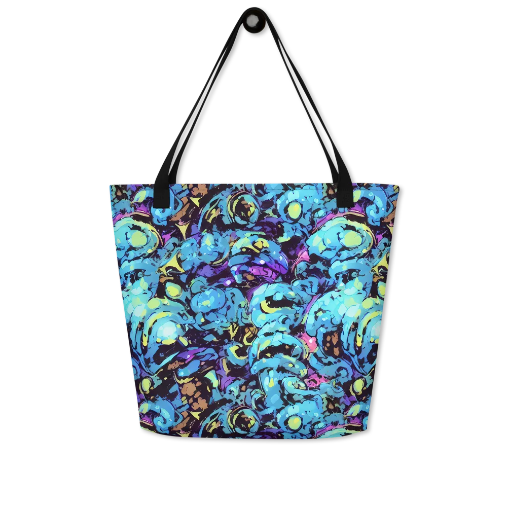 Voltage Bouquet on Large Tote Bag W/ Pocket — Front