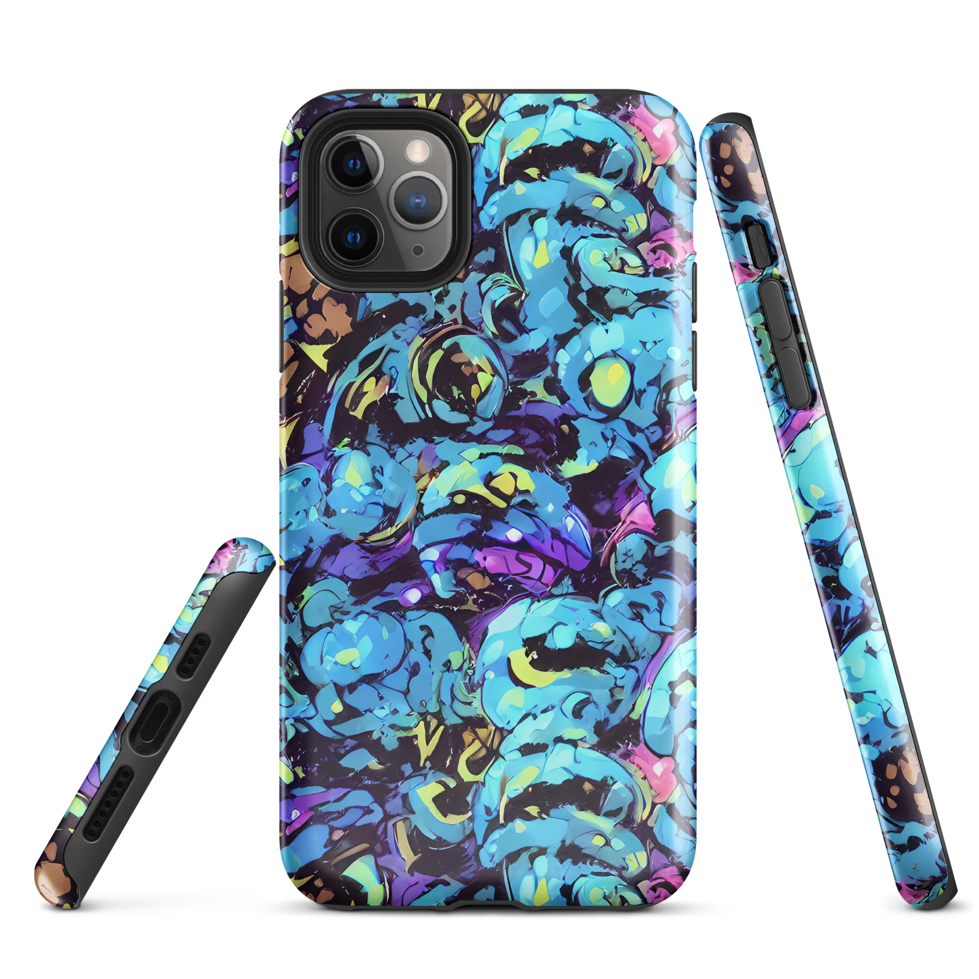 Voltage Bouquet on Tough Case for iPhone® — Front