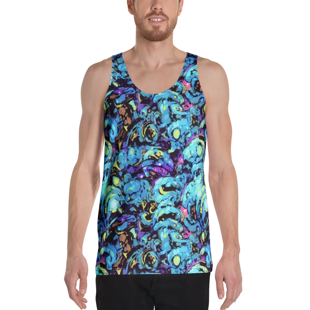Voltage Bouquet on Men's Tank Top — Front