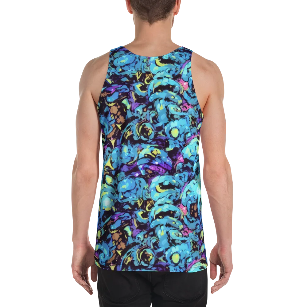 Voltage Bouquet on Men's Tank Top — Back