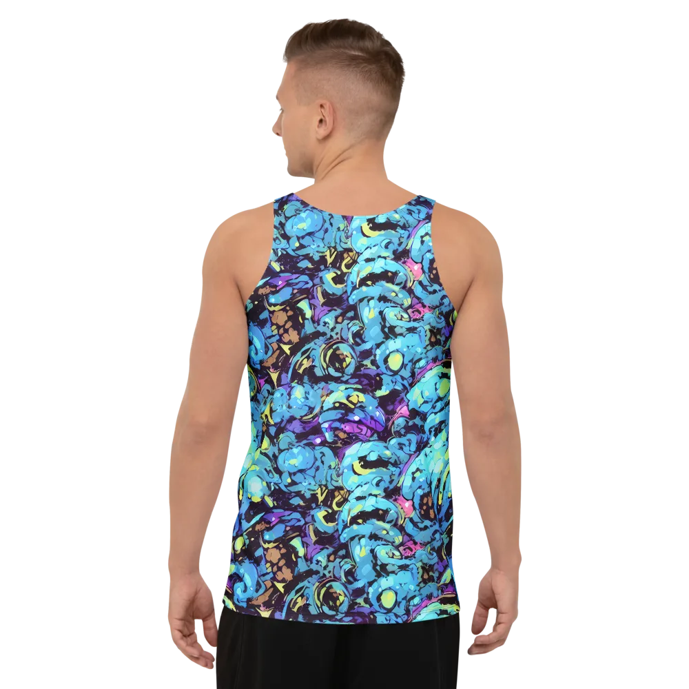 Voltage Bouquet on Men's Tank Top — Back