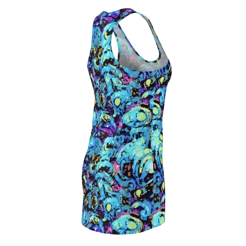 Voltage Bouquet on Racerback Dress — Back Side