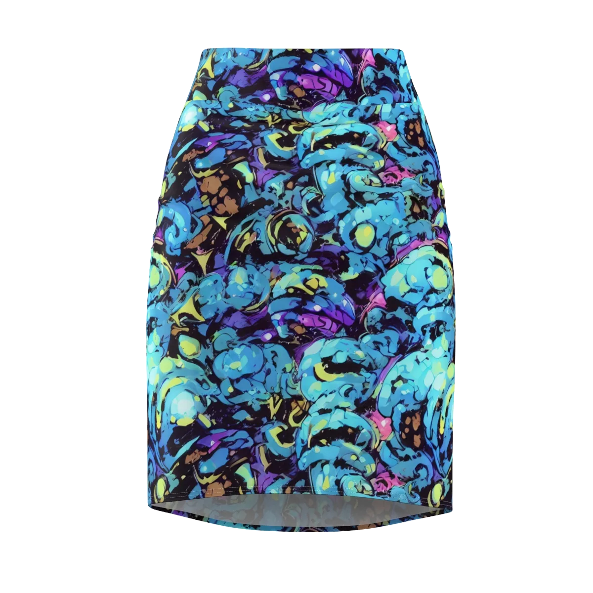 Voltage Bouquet on Pencil Skirt — Front