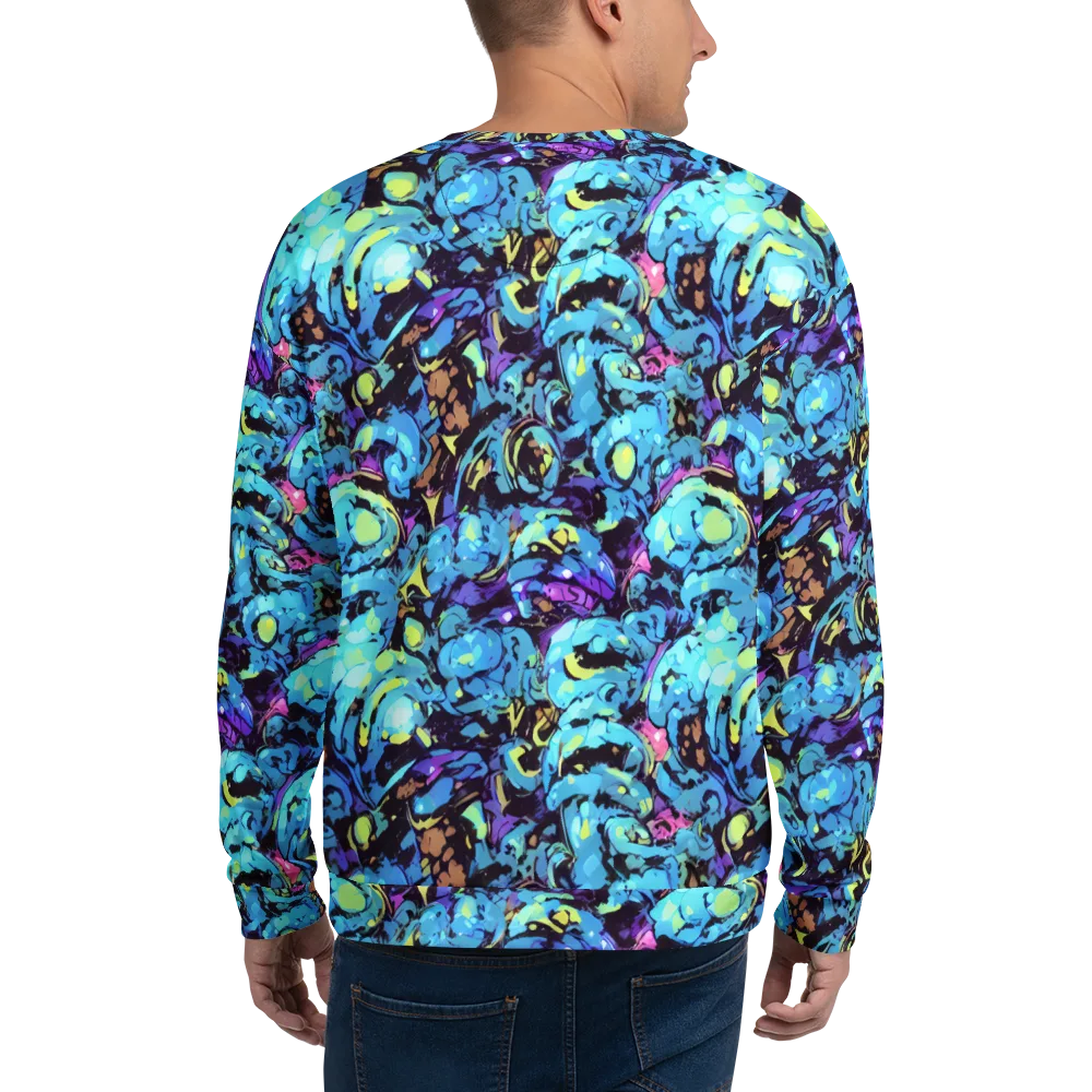 Voltage Bouquet on Sweatshirt — Back