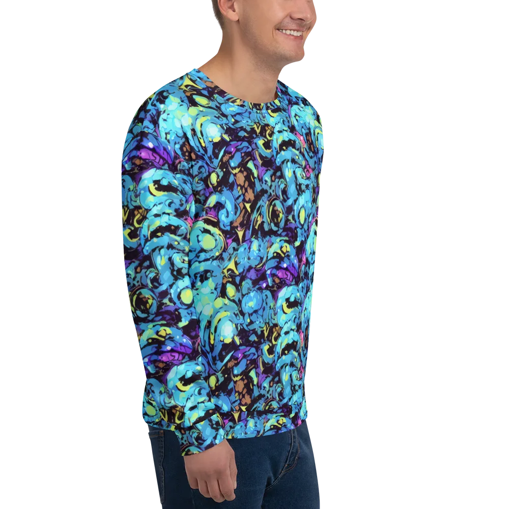 Voltage Bouquet on Sweatshirt — Right Front