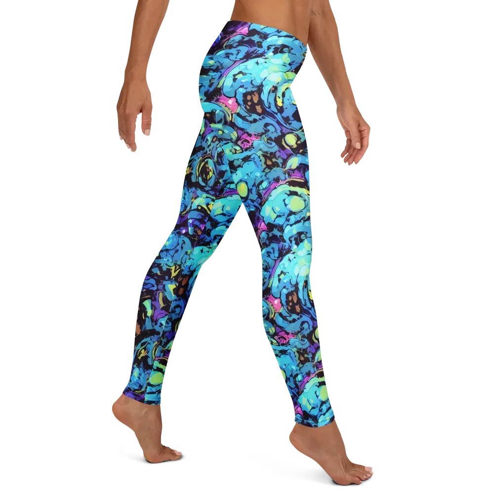 Voltage Bouquet on Leggings — Right