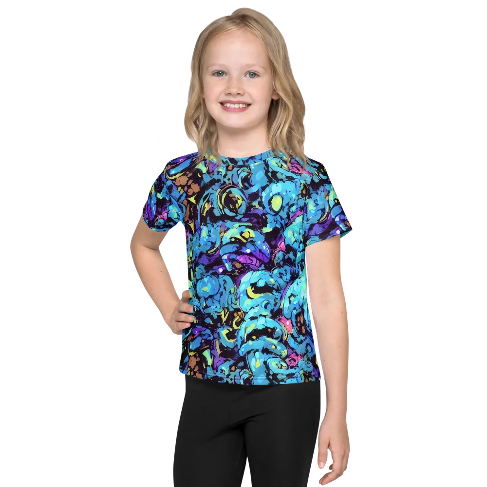 Voltage Bouquet on Kids Crew Neck T-Shirt — Front