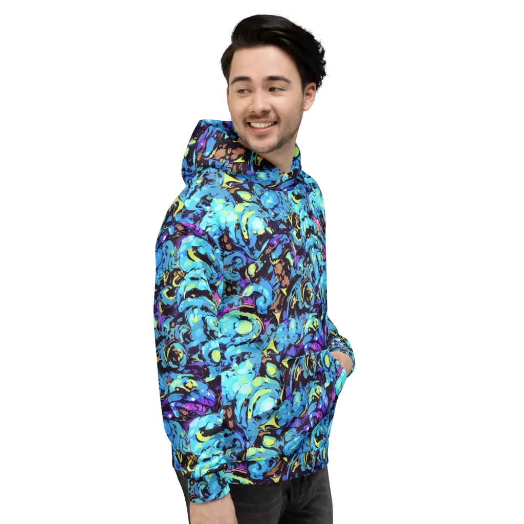 Voltage Bouquet on Hoodie — Right