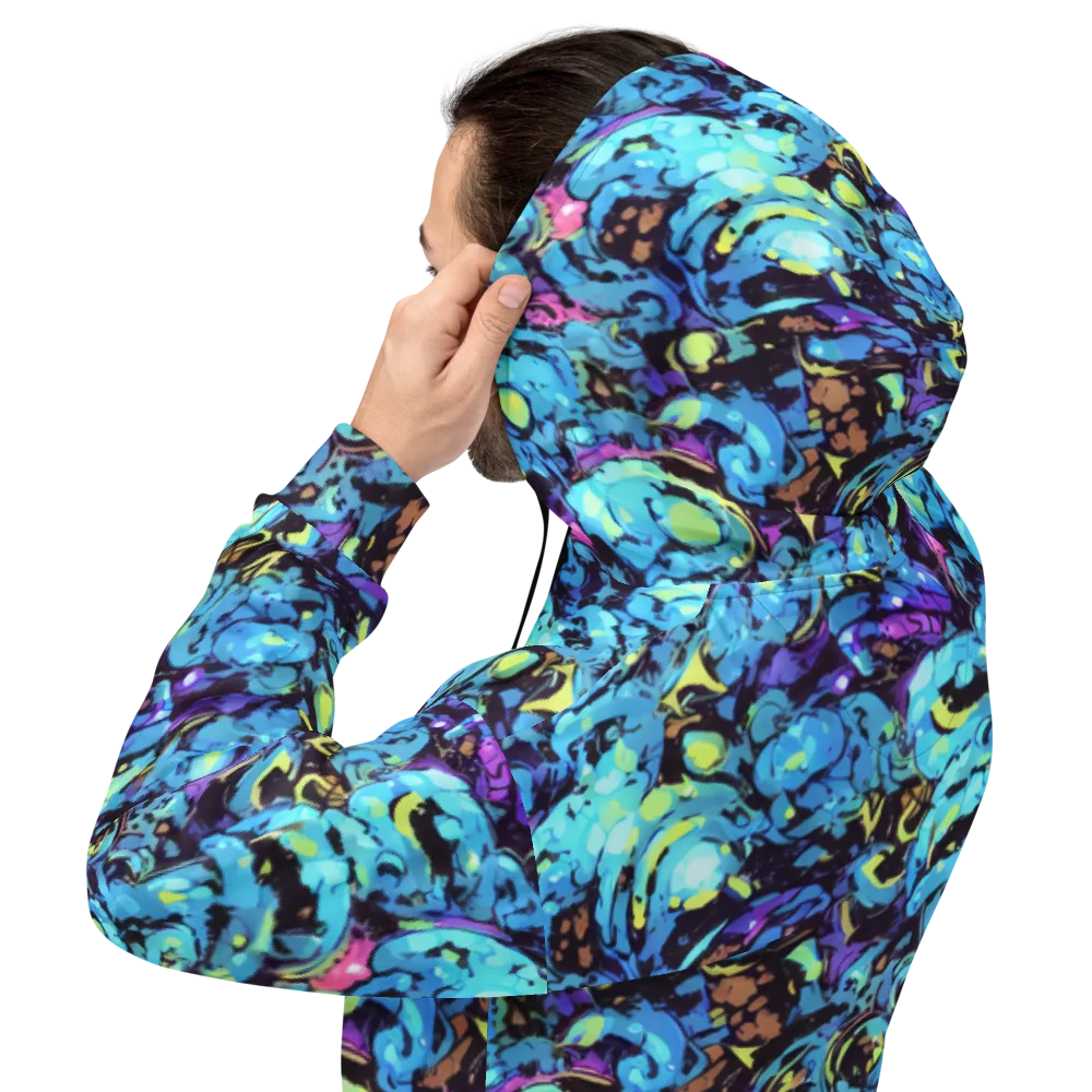 Voltage Bouquet on Hoodie — Back
