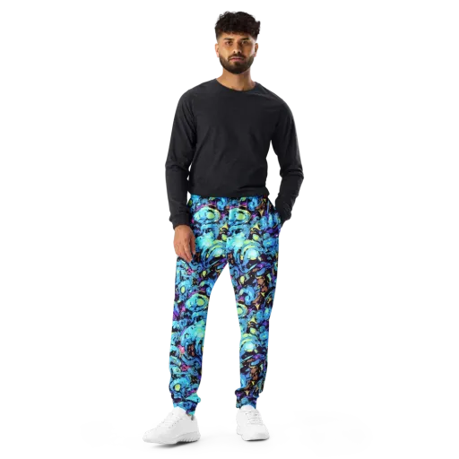 Voltage Bouquet on a Men's Joggers