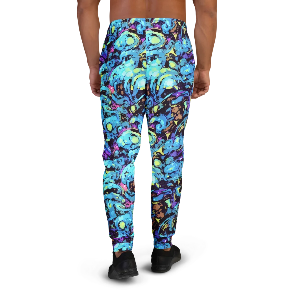 Voltage Bouquet on Men's Joggers — Back