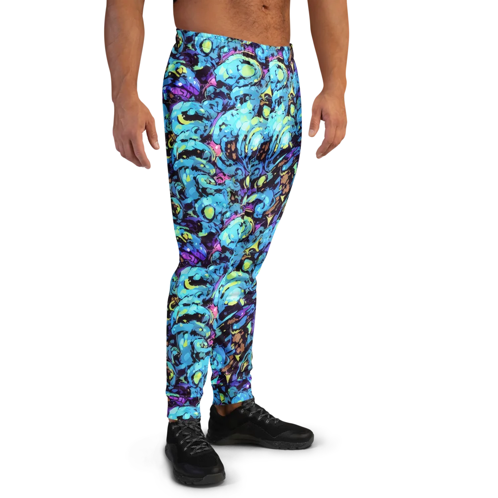Voltage Bouquet on Men's Joggers — Right