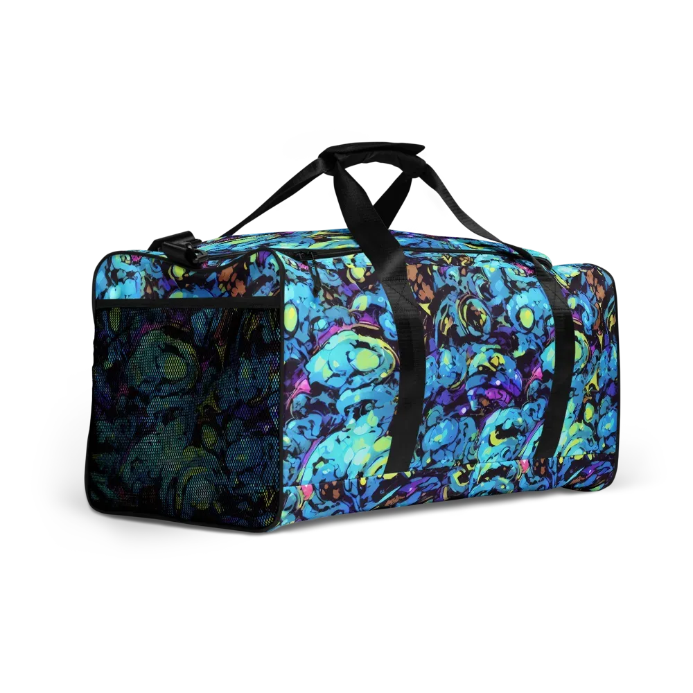 Voltage Bouquet on Duffle Bag — Right Front
