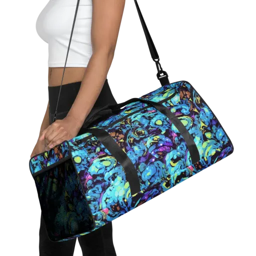 Voltage Bouquet on a Duffle Bag