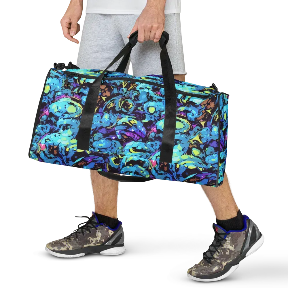 Voltage Bouquet on Duffle Bag — Front