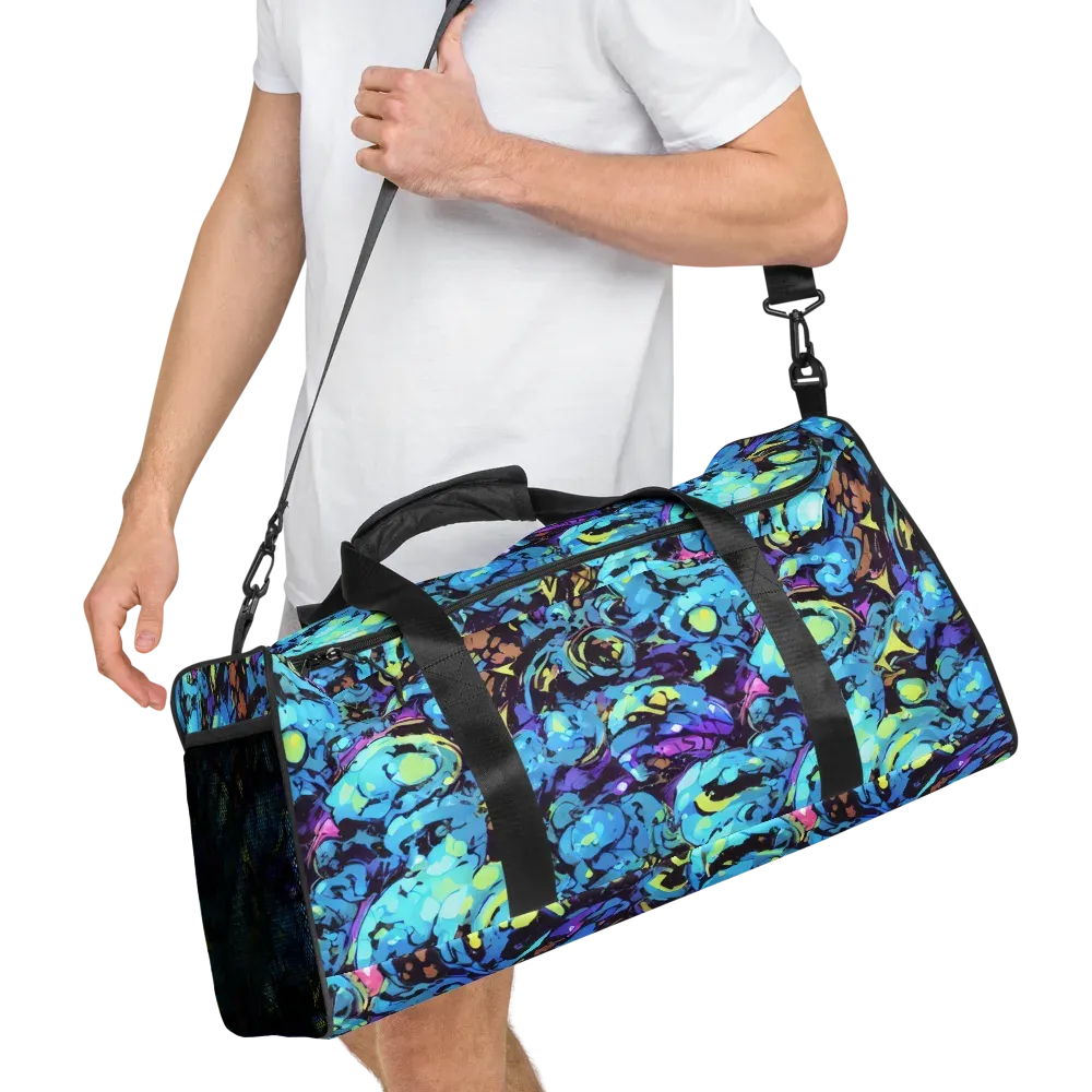 Voltage Bouquet on Duffle Bag — Right Front