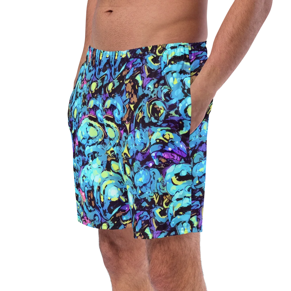 Voltage Bouquet on Swim Trunks — Left Front
