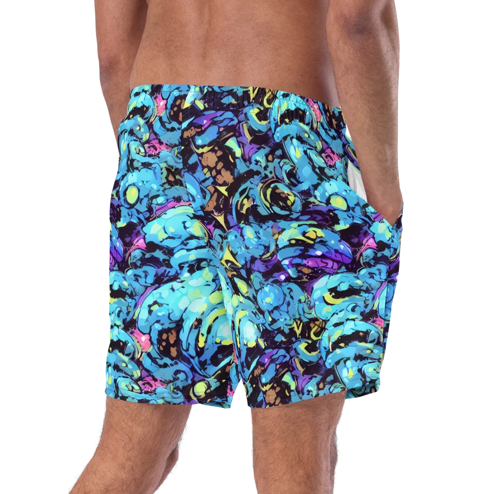 Voltage Bouquet on Swim Trunks — Right Back