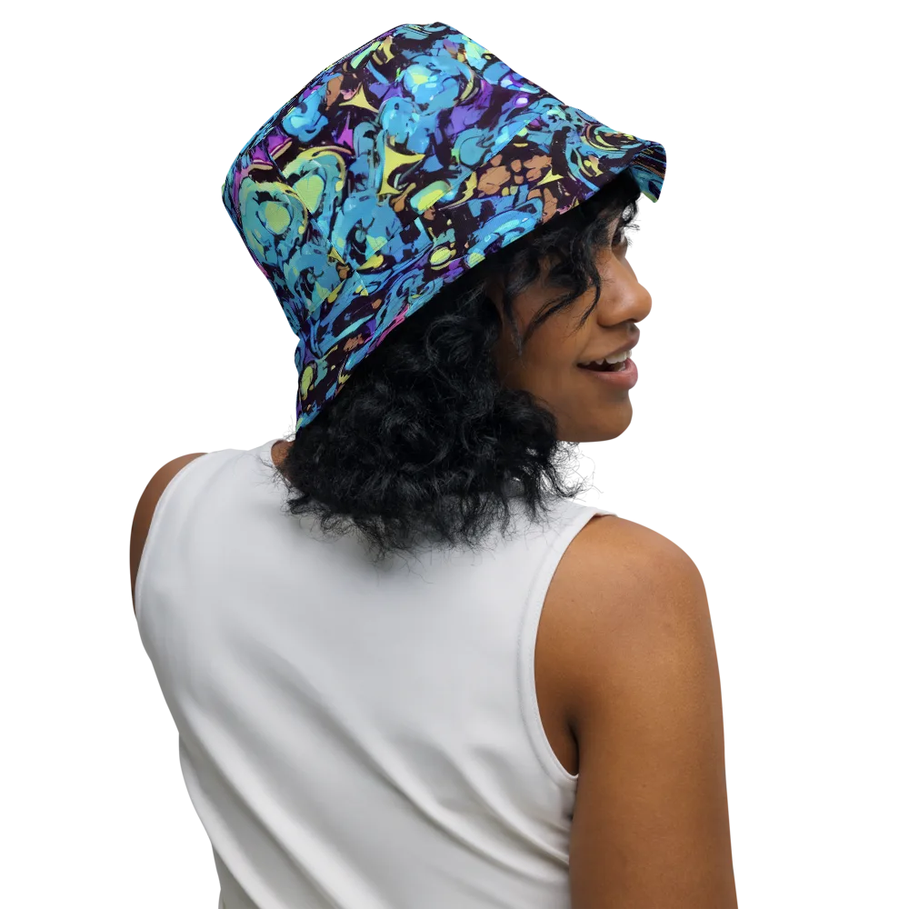 Voltage Bouquet on Reversible Bucket Hat — Right Outside