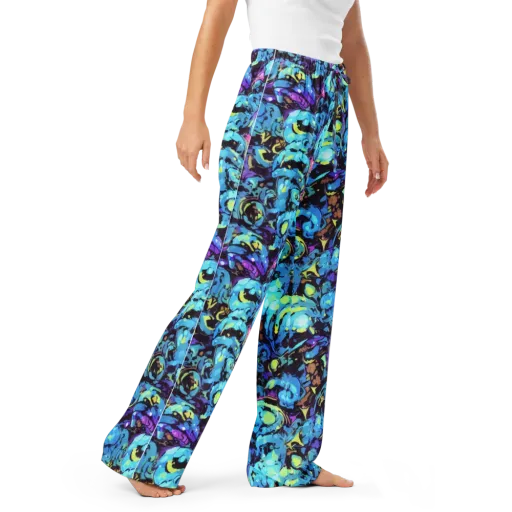 Voltage Bouquet on a Women's Pajama Pants