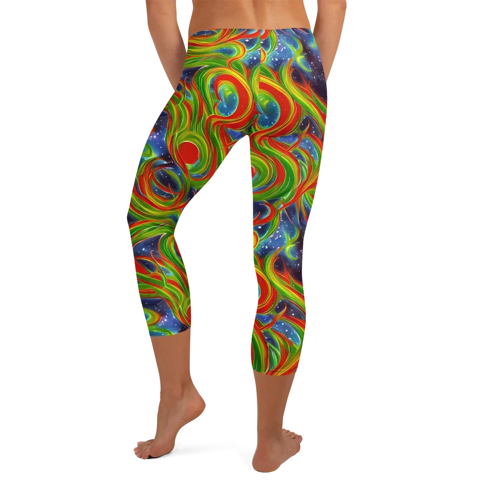Nova Garden on Capri Leggings — Back