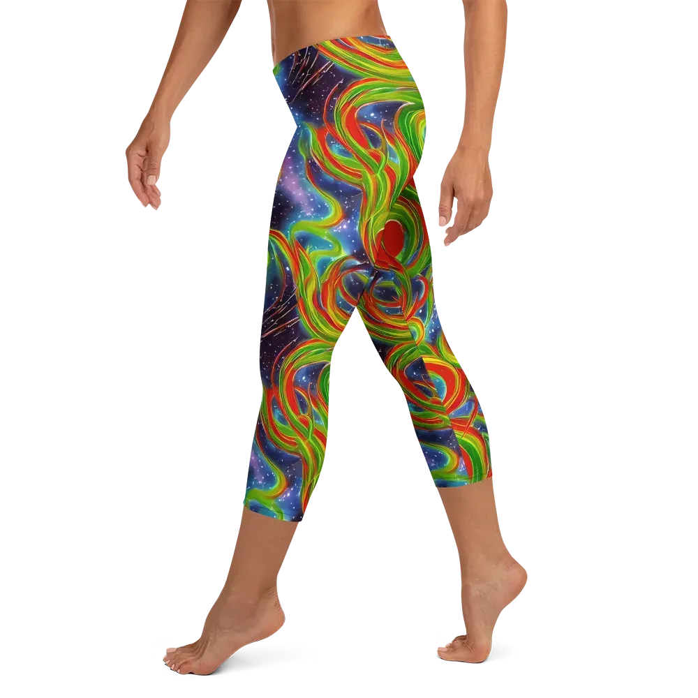 Nova Garden on Capri Leggings — Left