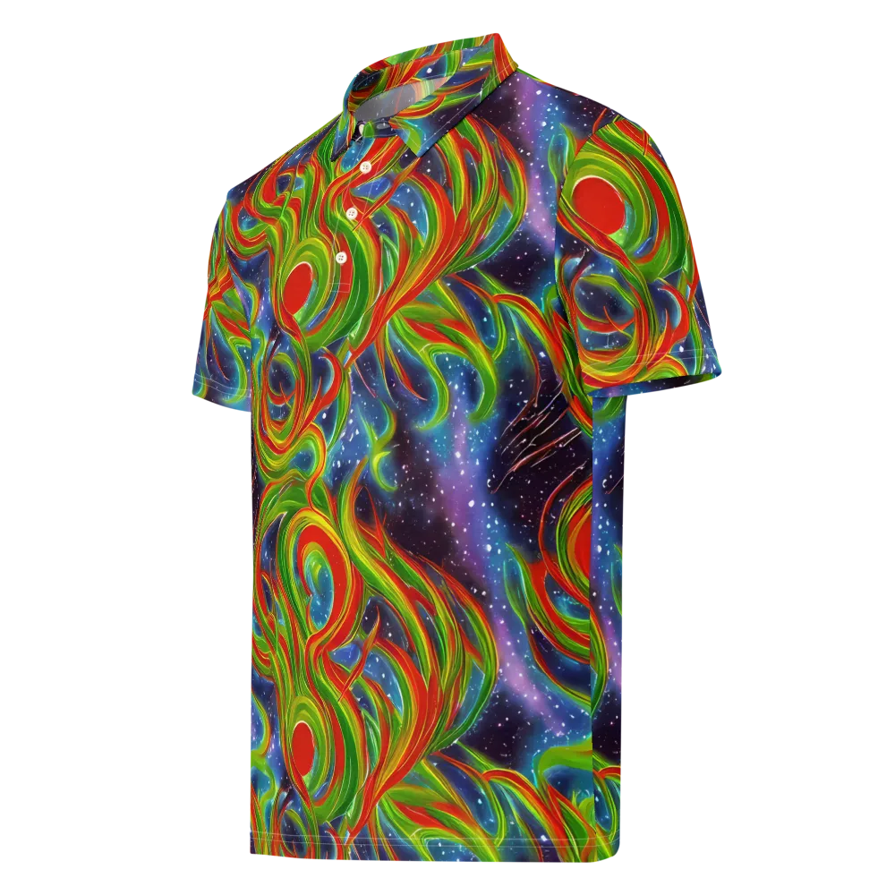 Nova Garden on Men's Slim Fit Polo Shirt — Left Front