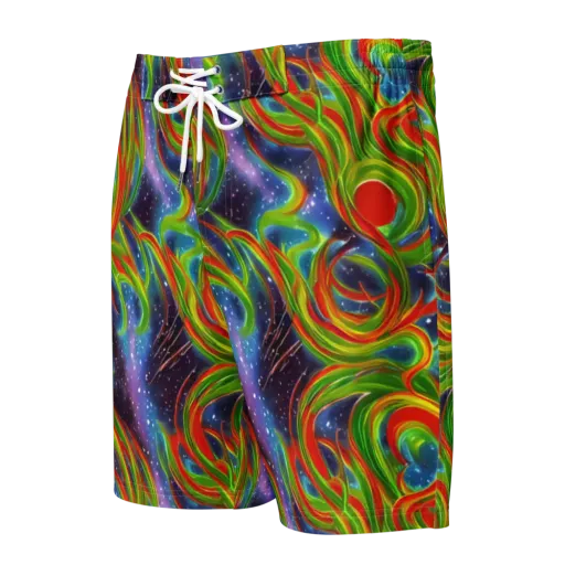 Nova Garden on a Men's Board Shorts