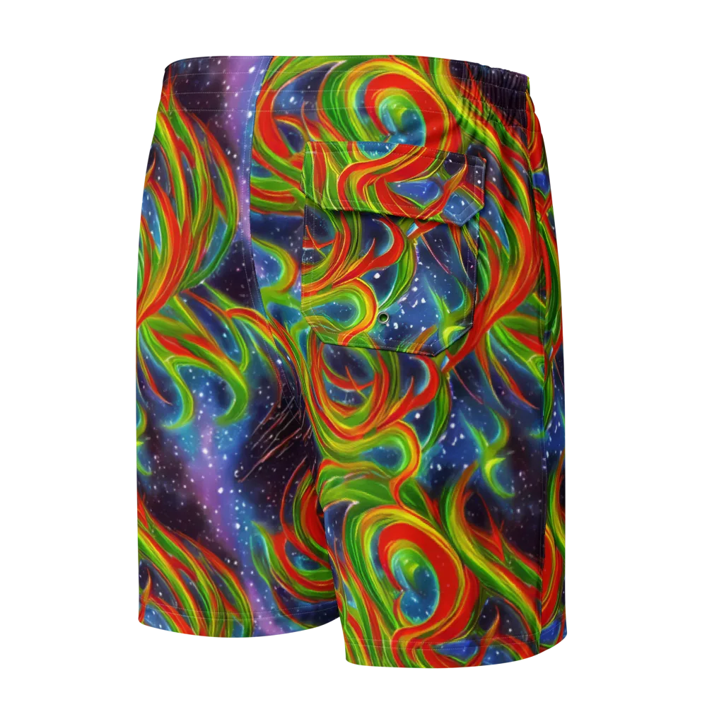 Nova Garden on Men's Board Shorts — Back