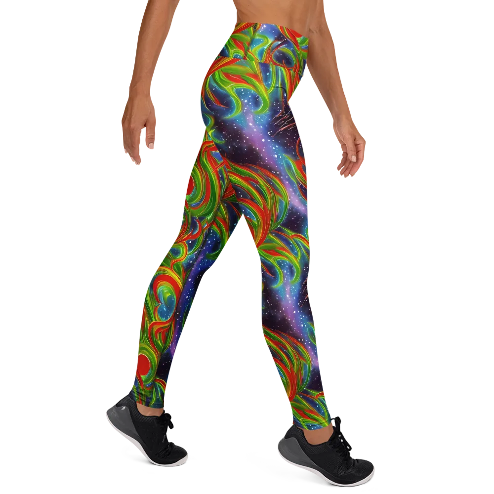 Nova Garden on Yoga Leggings — Right