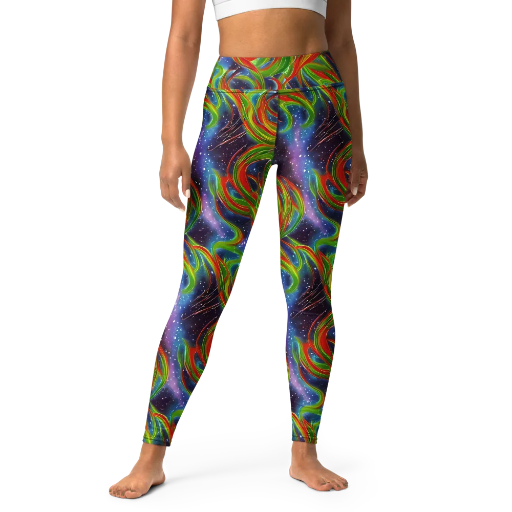 Nova Garden on Yoga Leggings — Front