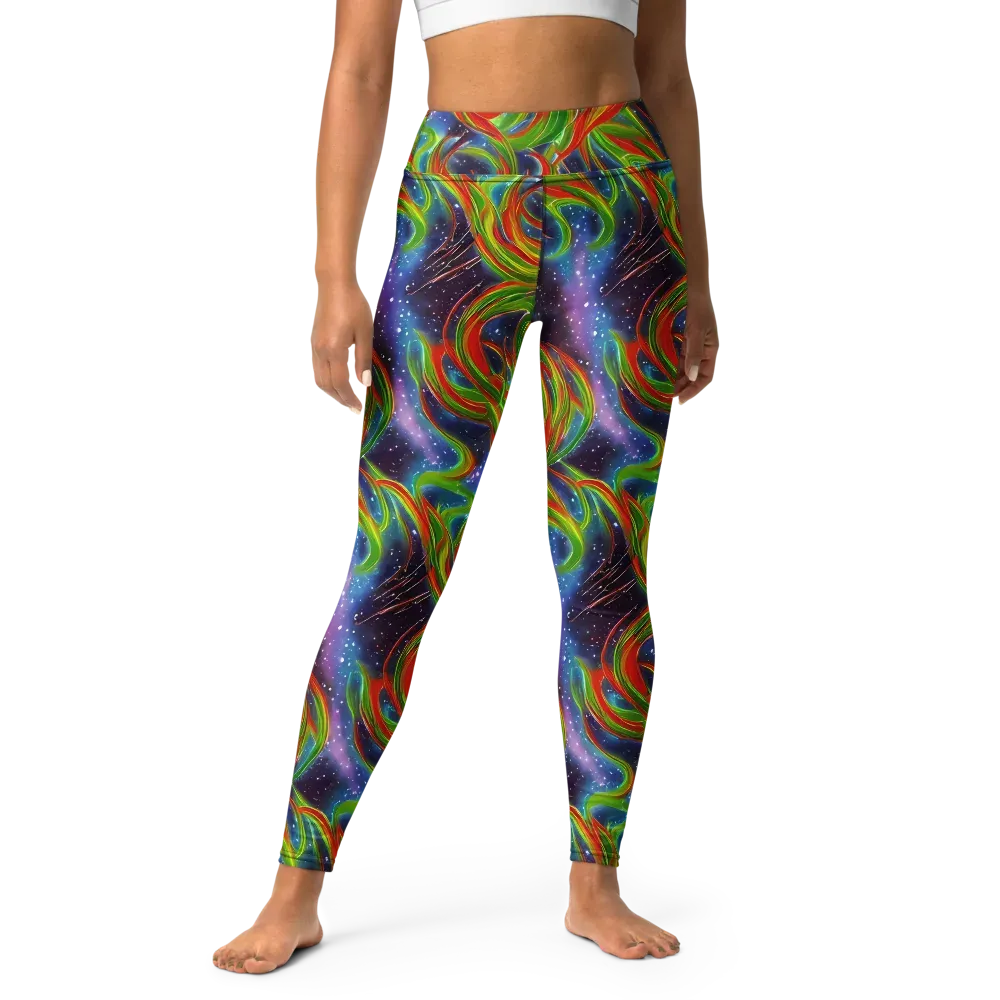 Nova Garden on Yoga Leggings — Front