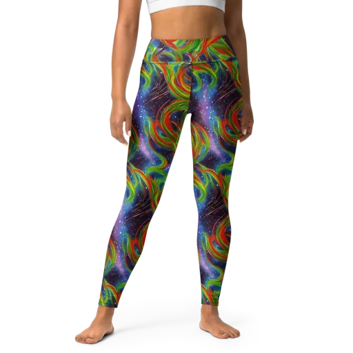 Nova Garden on a Yoga Leggings