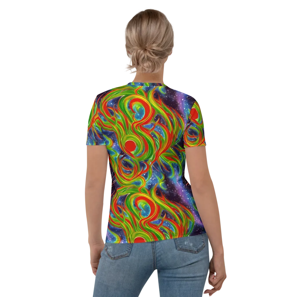Nova Garden on Women's Crew Neck T-Shirt — Back