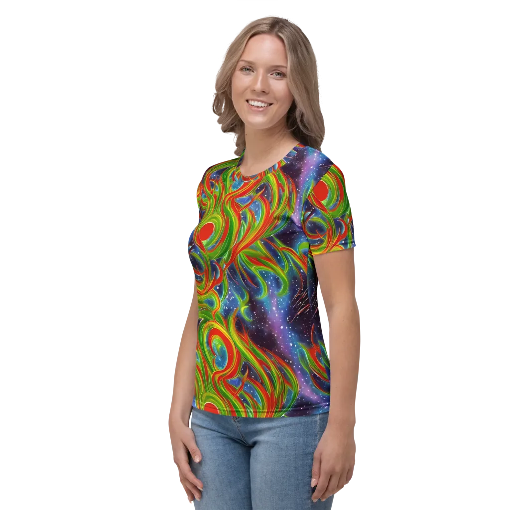 Nova Garden on Women's Crew Neck T-Shirt — Left