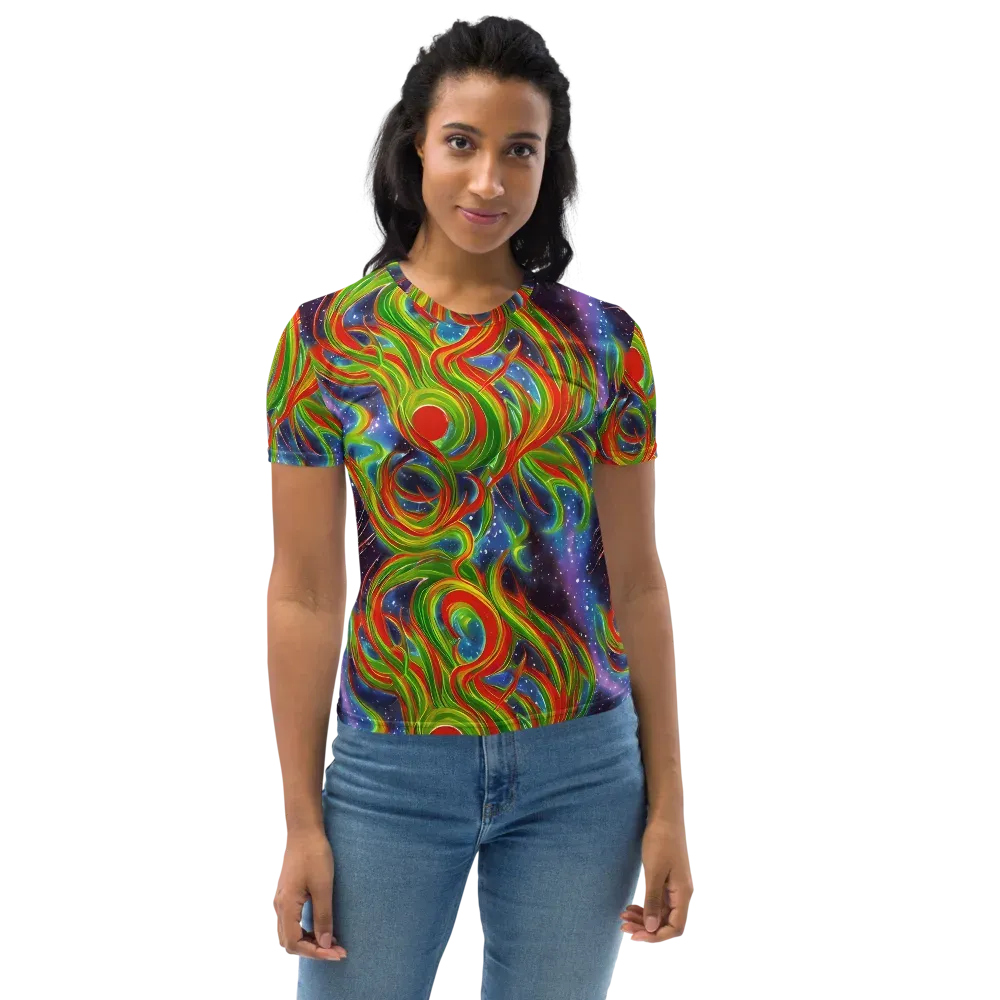 Nova Garden on Women's Crew Neck T-Shirt — Front
