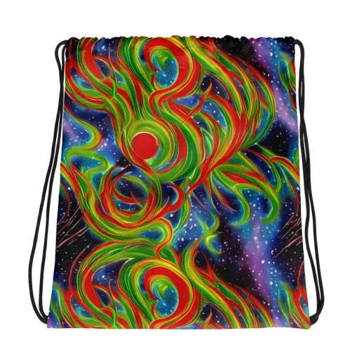 Nova Garden on a Drawstring Bag