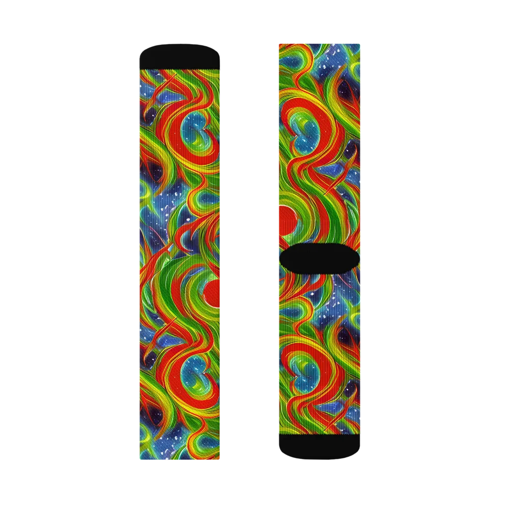 Nova Garden on Socks — Left Sock