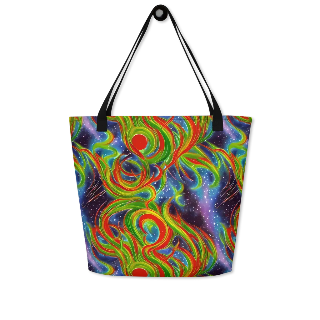 Nova Garden on Large Tote Bag W/ Pocket — Front