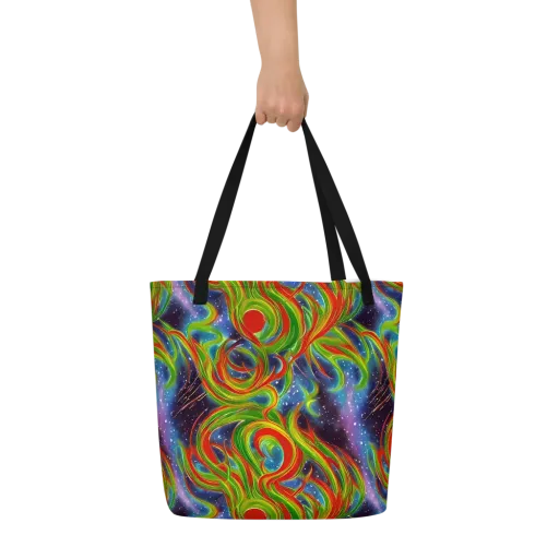 Nova Garden on a Large Tote Bag W/ Pocket