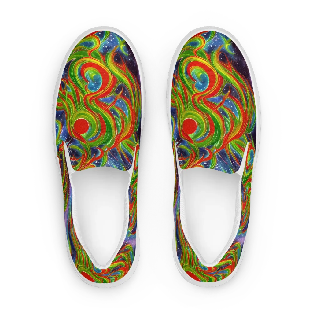 Nova Garden on Women's Slip-On Canvas Shoes — Front