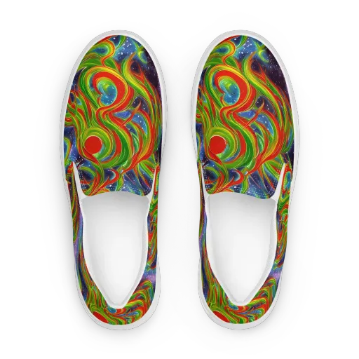 Nova Garden on a Women's Slip-On Canvas Shoes